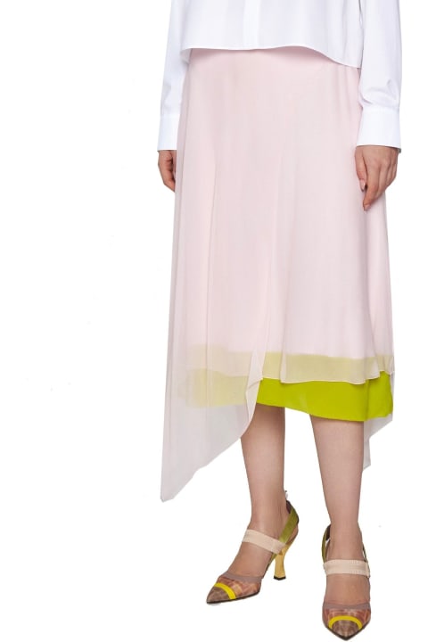 Fendi Skirts for Women Fendi Silk Skirt