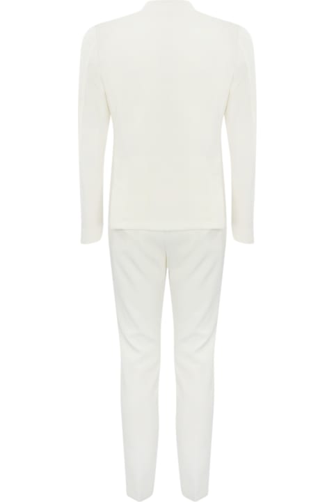 Suits for Men Daniele Alessandrini White Double-breasted Suit