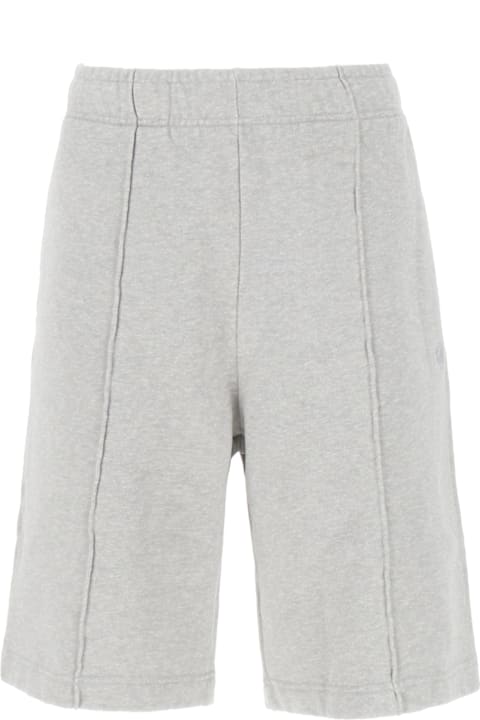 AMBUSH Pants for Men AMBUSH Melange Grey Cotton Bermuda Shorts