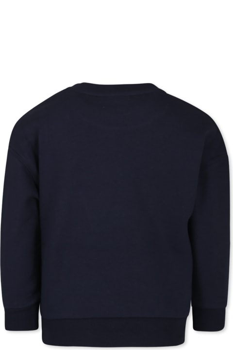 Homeware Timberland Blue Sweatshirt For Boy With Logo