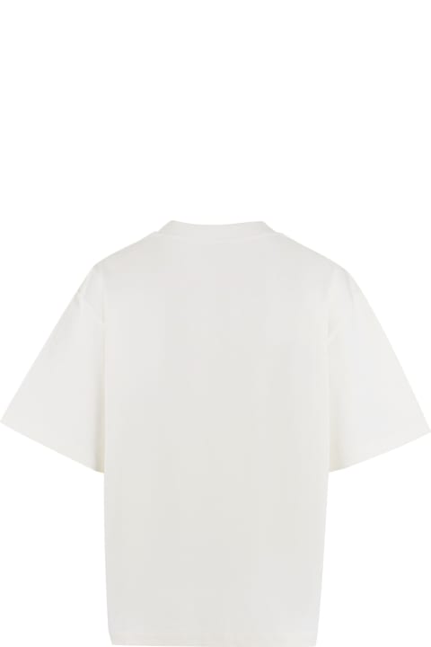Jil Sander Topwear for Women Jil Sander Logo Cotton T-shirt