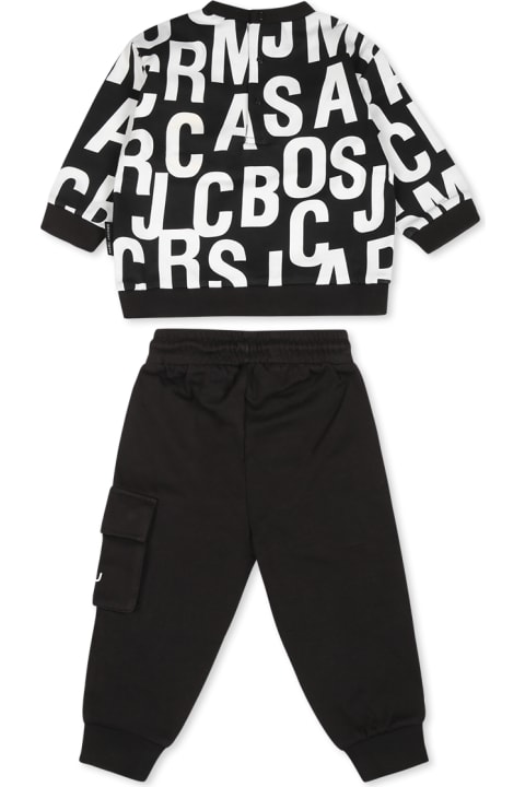 Marc Jacobs for Baby Girls Marc Jacobs Black Suit For Babykids With Logo