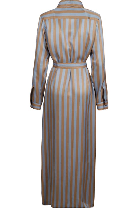 Aspesi Dresses for Women Aspesi Stripe Print Long Dress