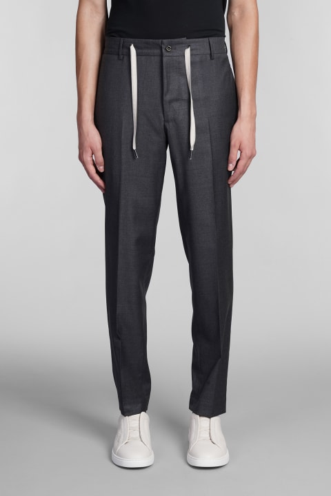 Pants In Grey Wool