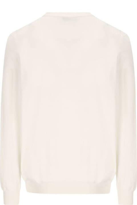 Fay Fleeces & Tracksuits for Men Fay Beige In Cotton Shaved Knit Jumper
