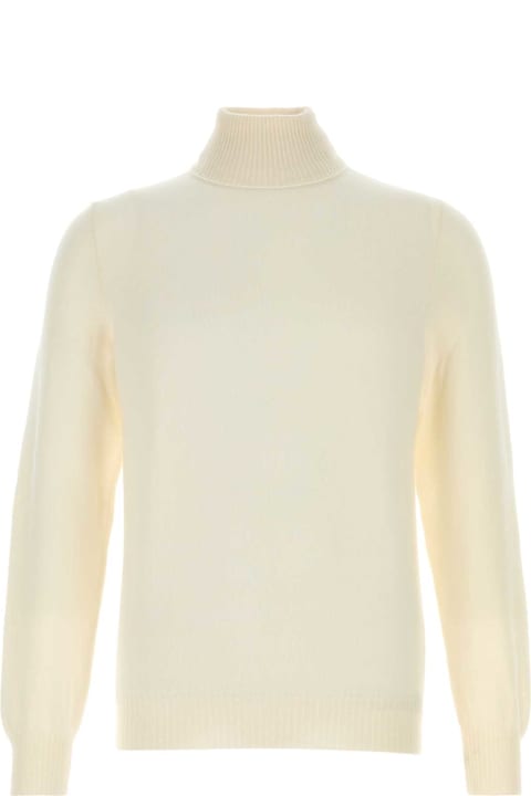 Fedeli for Kids Fedeli Ivory Cashmere Sweater