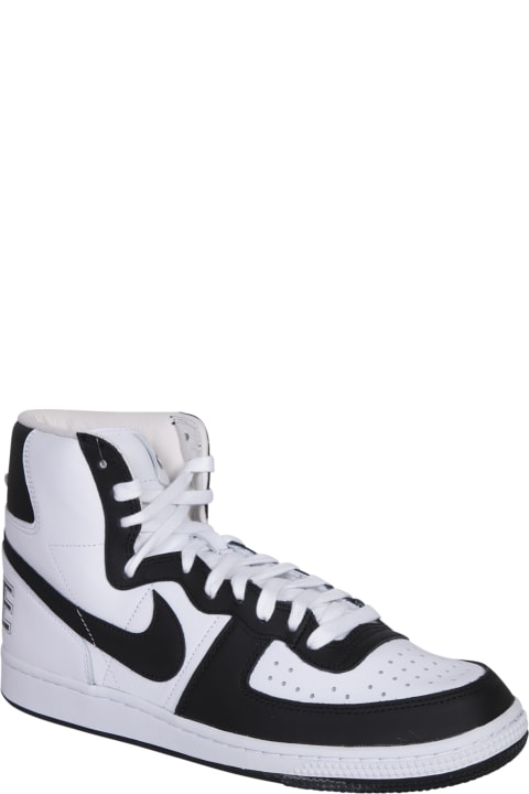 Fashion for Men Comme Des Garçons Homme Plus Sneakers High-top Nike Terminator White/black