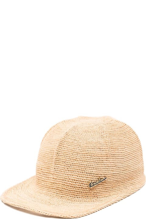 Borsalino for Kids Borsalino Timothee Rafia Baseball Cap