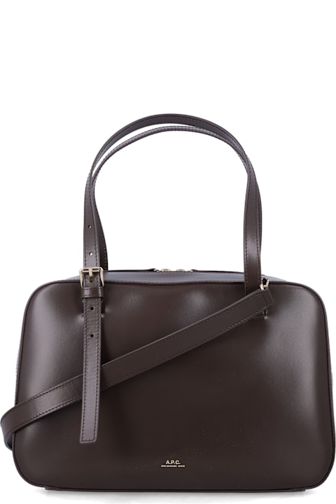 Homeware A.P.C. A.p.c. Virginie Leather Box Bag