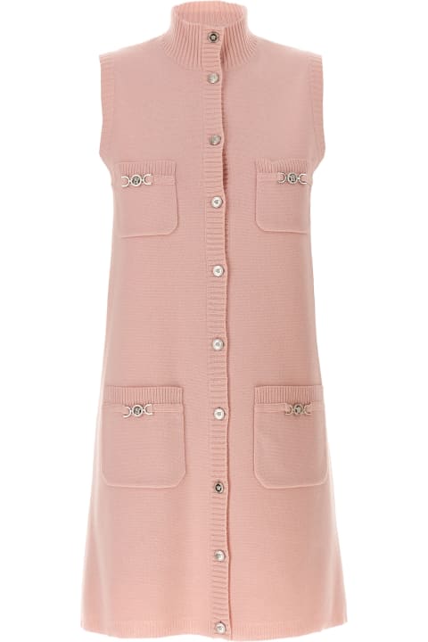 Versace for Women Versace Pink Wool Blend Dress