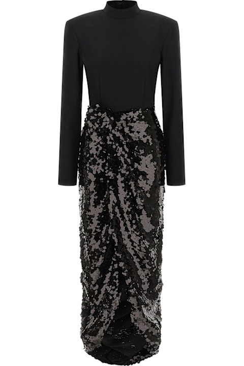 Homeware Rotate by Birger Christensen 
knotted Midi
 Dress