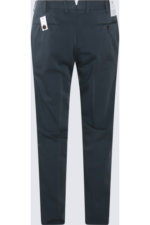 PT01 Clothing for Men PT01 Dark Blue Cotton Pants