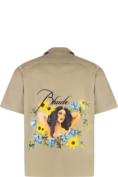 Homeware Rhude Short Sleeve Cotton Shirt