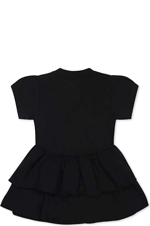 Moncler for Baby Boys Moncler Blue Dress For Baby Girl With Logo