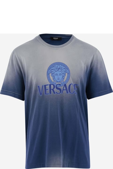 メンズ Versaceのトップス Versace Cotton T-shirt With Logo