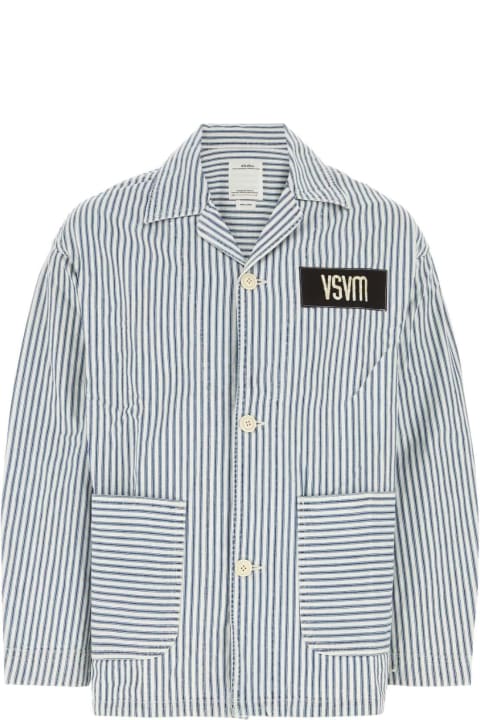 Visvim Coats & Jackets for Men Visvim Embroidered Denim Blazer