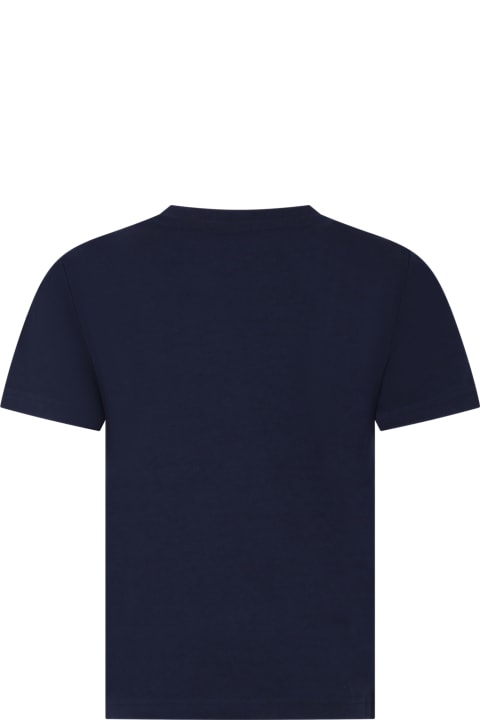 Homeware Hugo Boss Blue T-shirt For Boy With Logo