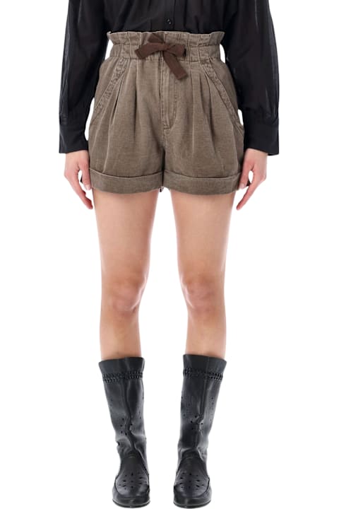 أدوات منزلية Marant Étoile Marant étoile Nirma Linen Blend Shorts