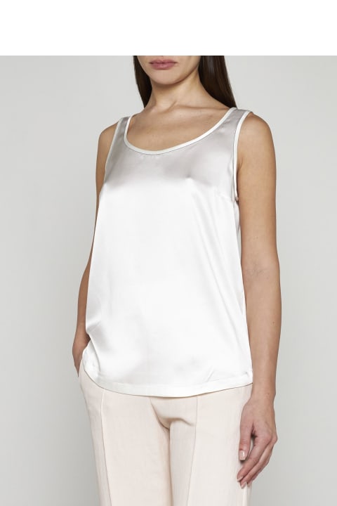 Brunello Cucinelli Topwear for Women Brunello Cucinelli Silk Tank Top