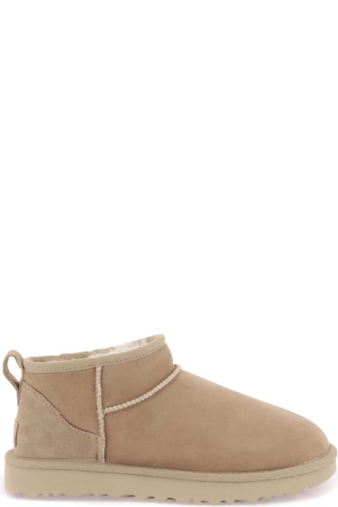 UGG Flat Shoes for Women UGG 'classic Ultra Mini' Ankle Boots