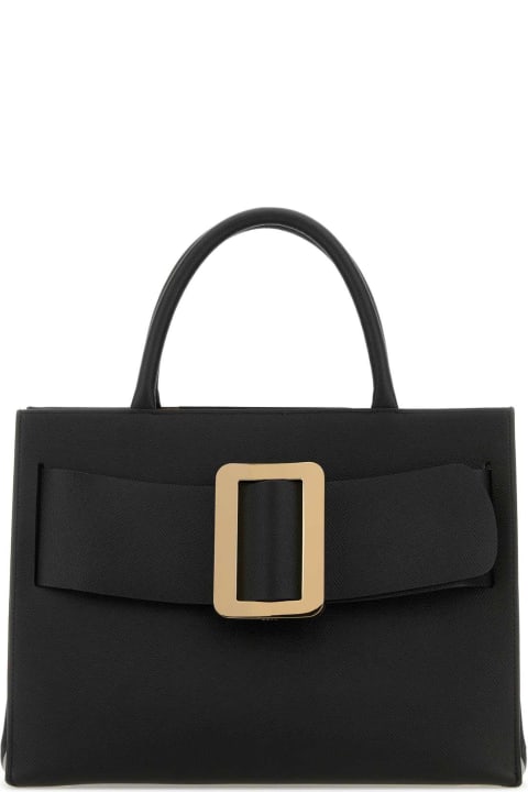 BOYY for Women BOYY Black Leather Bobby 32 Shopping Bag