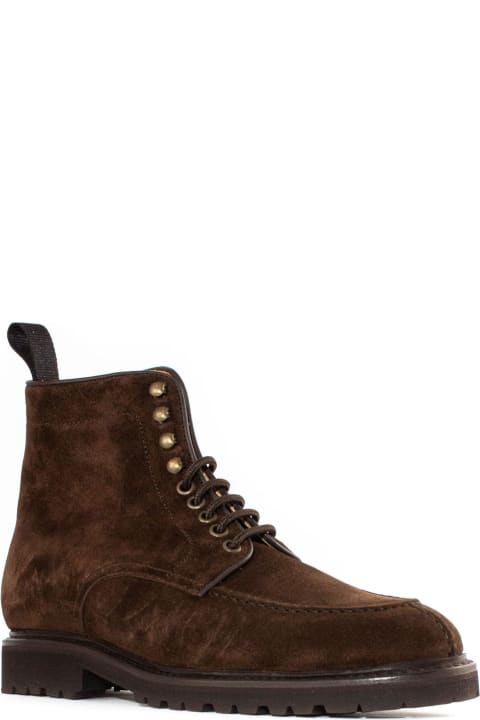Berwick 1707 Boots for Men Berwick 1707 Brown Suede Ankle Boots