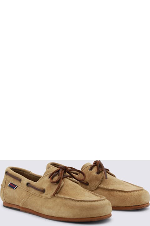 Sebago Beige Camel Suede Owen Loafers