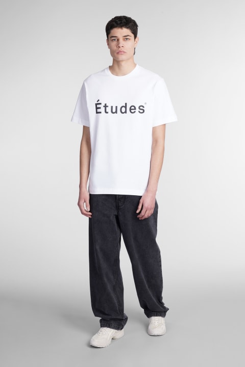 Études for Men Études T-shirt In White Cotton