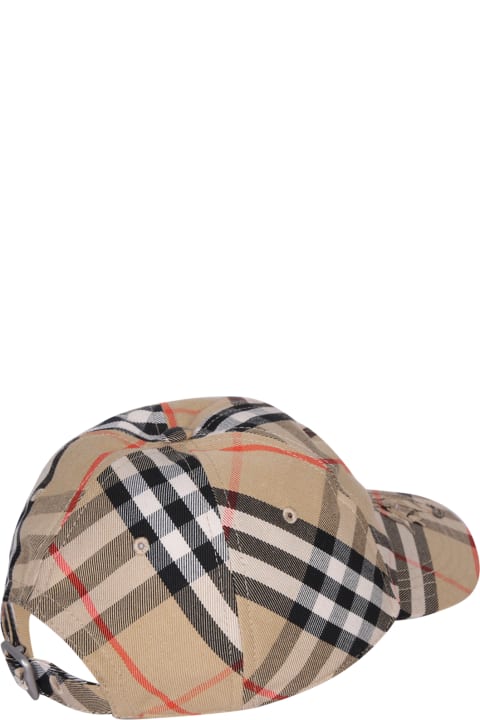 Burberry Hats for Men Burberry Bias Check Baseball Cap