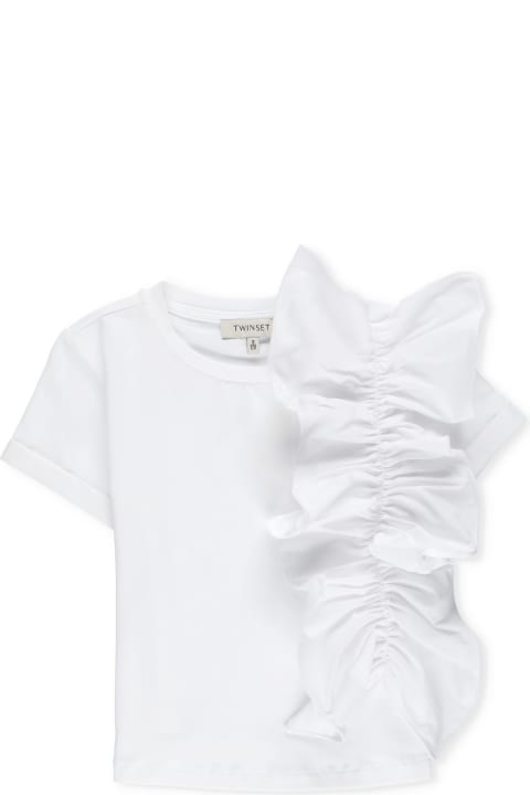 Topwear for Girls TwinSet T-shirt With Volant