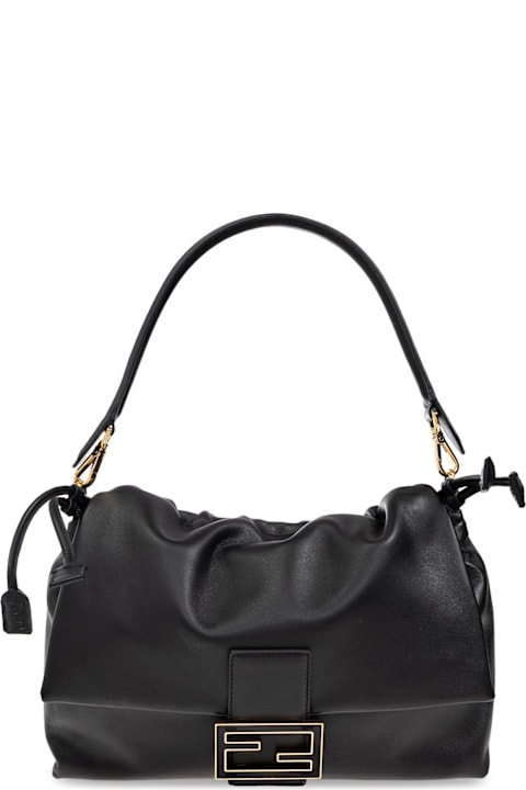 Fendi Sale for Women Fendi Fendi Leather Shoulder Bag Mamma Baguette Large