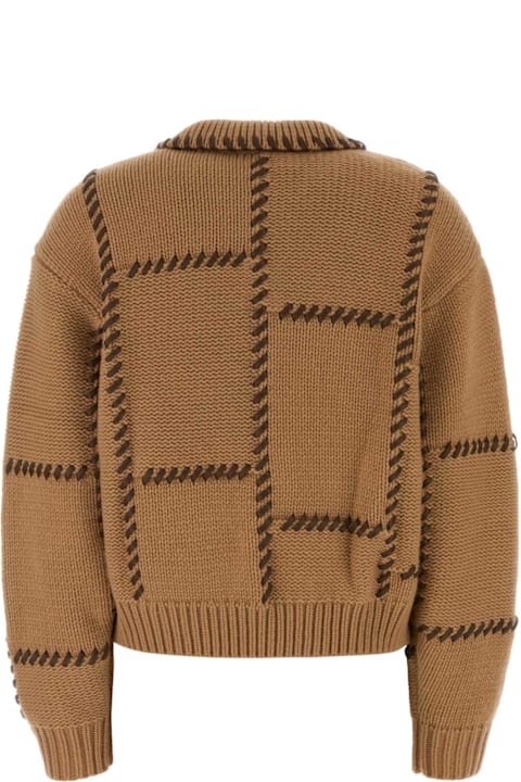 Frame for Men Frame Camel Wool Blend Oversize Sweater