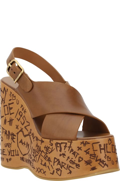 Chloé Sandals for Women Chloé Maxime Wedge Sandal