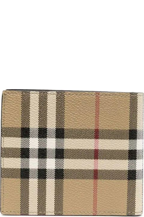 Burberry Wallets for Men Burberry All-over Check Printed Bi-fold Wallet