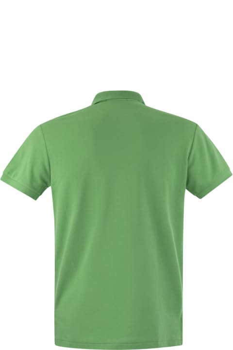 Polo Ralph Lauren for Men Polo Ralph Lauren Slim-fit Polo Shirt In Light Green Piqué