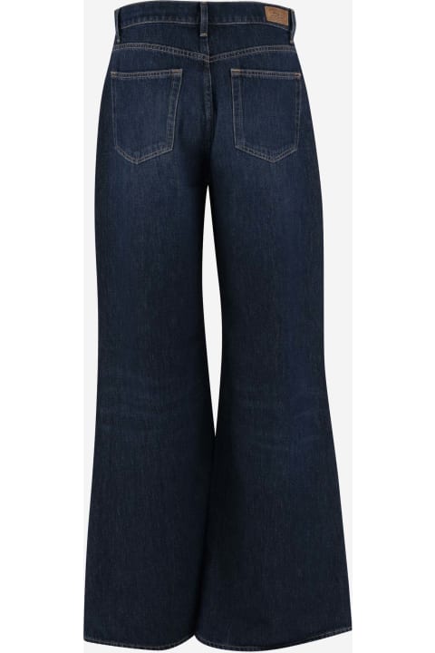 Ralph Lauren Jeans for Women Ralph Lauren Whiskered-effect Wide-leg Jeans