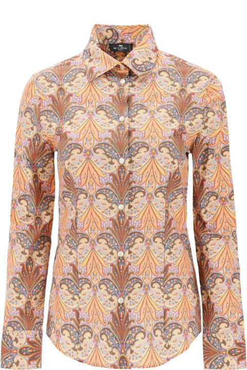 Fashion for Women Etro Slim Fit Shirt With Paisley Pattern