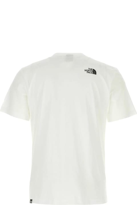 The North Face for Men The North Face White Cotton Blend T-shirt