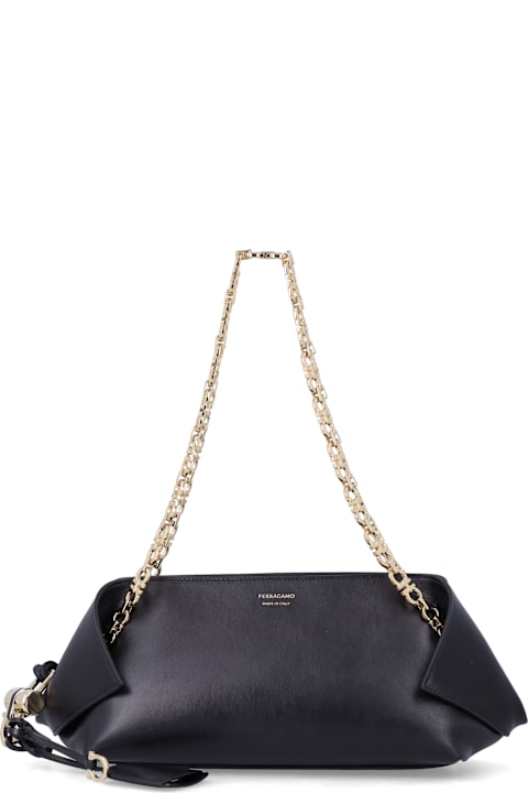 Homeware Ferragamo Ferragamo Folded Calfskin Shoulder Bag