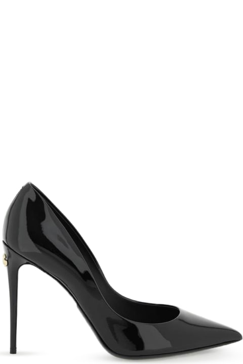 High-Heeled Shoes for Women Dolce & Gabbana Patent Leather Pumps