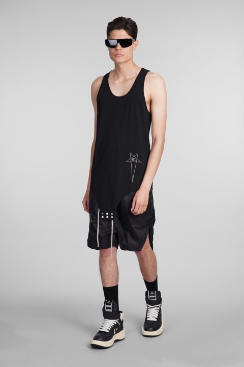 メンズ Rick Owens x Championのトップス Rick Owens x Champion Basketball Tank Tank Top In Black Cotton