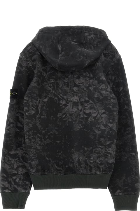 Stone Island Junior لـ Kids Stone Island Junior Tie-dye Hoodie