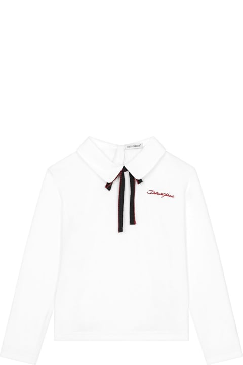 ملابس علوية لـ بنات Dolce & Gabbana Camicia Con Logo