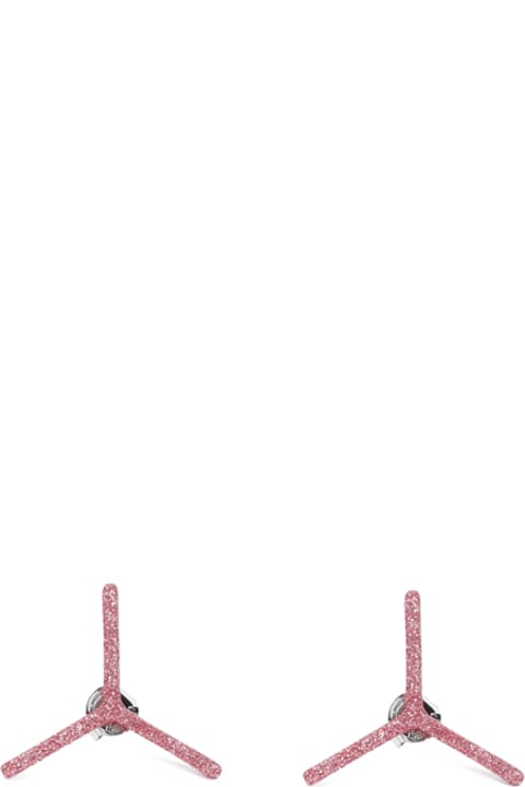 Y/Project حُلي لـ السيدات Y/Project Y/project Silver Mini Y Earrings