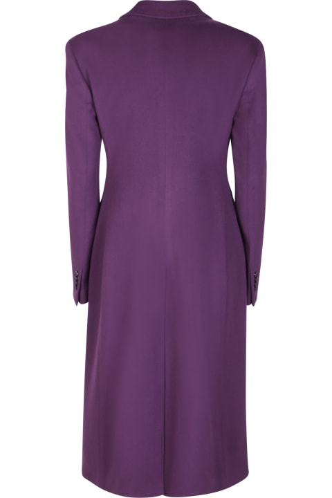 Coats & Jackets for Women Tagliatore Wool Meryl Coat Purple