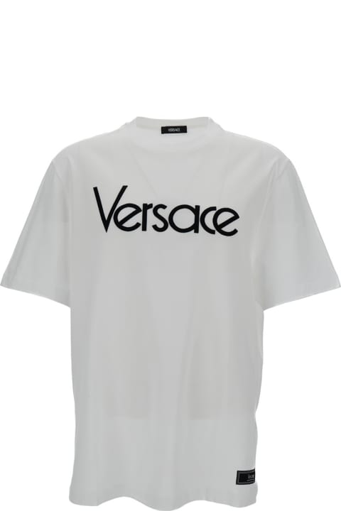 Versace Men Versace T-shirt With 1978 Re-edition Logo