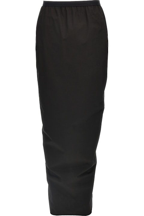 Skirts for Women Rick Owens 'pillar Long' Skirt