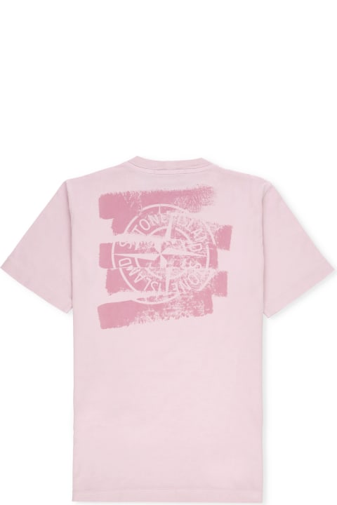 Stone Island T-Shirts & Polo Shirts for Girls Stone Island Cotton T-shirt