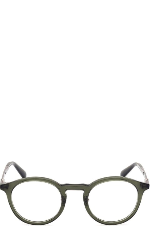 Eyewear for Men Moncler Round Frame Glasses