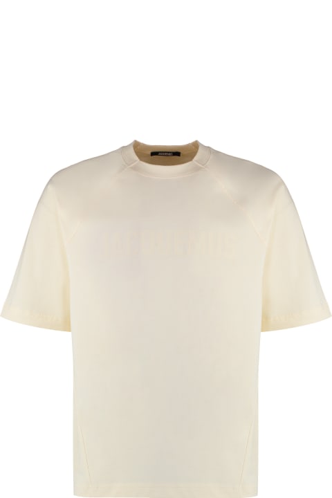 Jacquemus Topwear for Women Jacquemus Typo Cotton Crew-neck T-shirt